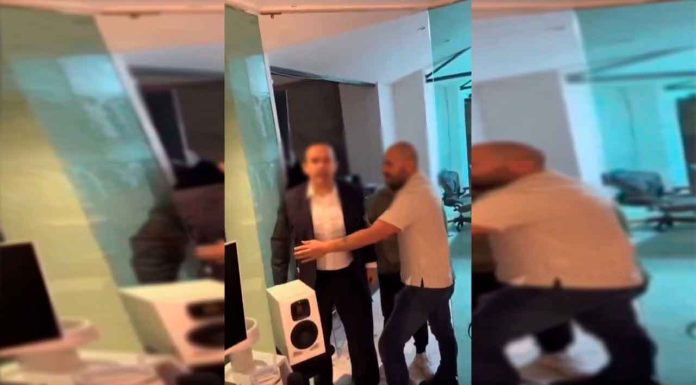 VIDEO || ¡Escándalo en Polanco! Sujeto pierde el control, agrede a una mujer y destroza estudio de grabación