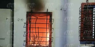 Arde casa habitación en Camponubes, Morelia