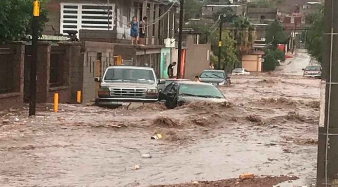 #VIDEO || Inundación torrencial en Chihuahua