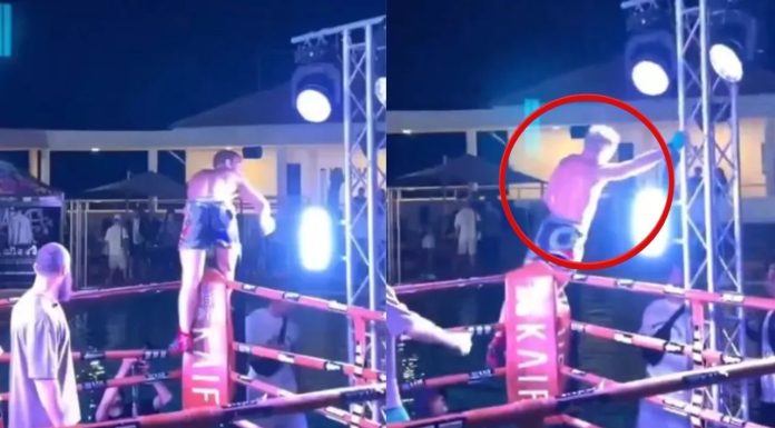 #VIDEO || Insólito KO eléctrico en Tailandia