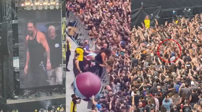#VIDEO || Jason Momoa se lanza al pogo en concierto de Pantera y se gana el corazón del metal