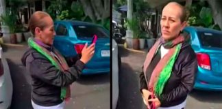 #VIDEO || “Lady Paso Peatonal” agredió a policías tras sanción por estacionarse en CDMX