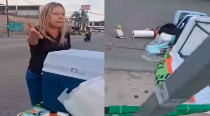 #VIDEO || Entre gritos y tamales tirados nace “Lady Tamales”