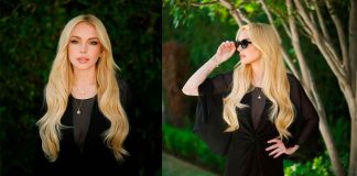 Lindsay Lohan sorprende con nuevo look rubio y deslumbra con su elegancia natural