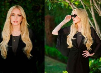 Lindsay Lohan sorprende con nuevo look rubio y deslumbra con su elegancia natural