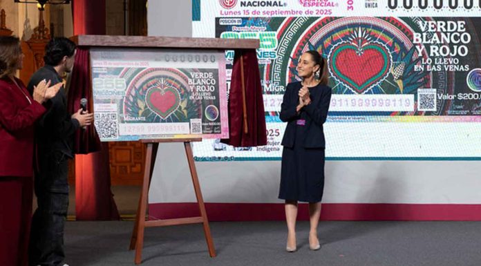 México se escribe con M de migrante: Sorteo de la Lotería Nacional del 15 de septiembre apoyará a mexicanos en EUA