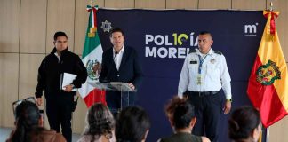 Anuncia Alfonso Martínez más policías, cámaras y C4 para Morelia
