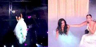 #Viral #VIDEO | Accidente en Miss Universe Latina: Un tropezón inesperado que desata el debate sobre la seguridad