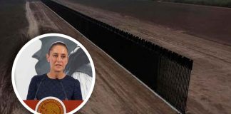 Descarta Claudia Sheinbaum participación del gobierno mexicano en la construcción del muro fronterizo