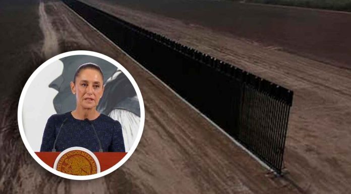 Descarta Claudia Sheinbaum participación del gobierno mexicano en la construcción del muro fronterizo