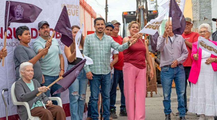 Rehabilitan calle Francisco I. Madero; beneficiará a más de 100 viviendas