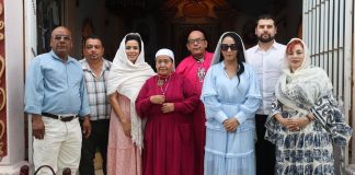 Octavio Ocampo visita La Ermita Nueva Jerusalén en el marco de una de las festividades más importantes de la comunidad