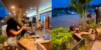 #VIDEO || Captan pelea entre borrachos afuera de un 7-Eleven en Filipinas