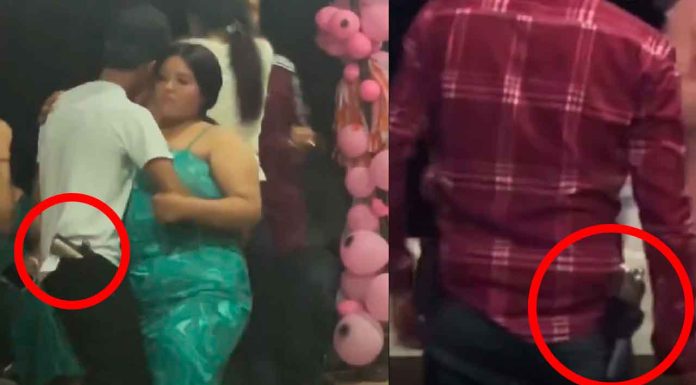 #VIDEO | Insólito festejo escolar en Durango: Pist0l4s y bebidas en ceremonia de graduación