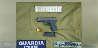 SSP asegura a adolescente en posesión de arma de fuego y cartuchos, en Apatzingán
