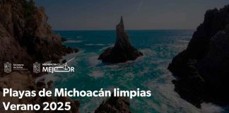 Playas michoacanas, limpias y aptas para vacacionar: Bedolla