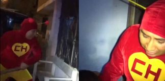 #VIDEO #Viral | ¡Síganme los buenos! Un elemento de la policía peruana se disfrazó del Chapulín Colorado para atrapar a presuntos narcos