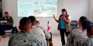 Profepa imparte taller sobre vida silvestre a Guardia Nacional en Michoacán