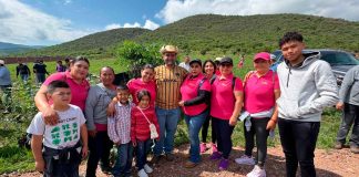 Continúa presidente Víctor Vázquez campaña de reforestación en Puruándiro