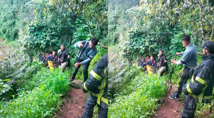 Hombre mu3re al ca3r de un puente a un barranco en Zitácuaro; rescatistas hallan y recuperan el c4dáver