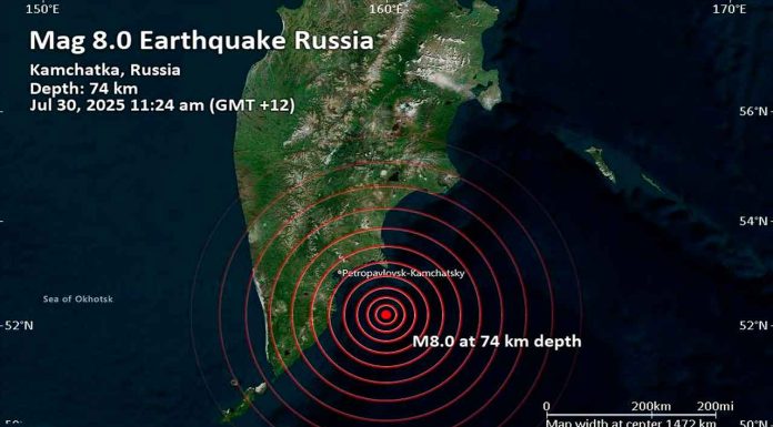 #VIDEO || Terremoto de magnitud 8.0 sacude la costa rusa cerca de Yuzhno-Sajalinsk, alerta de tsunami en el Pacífico