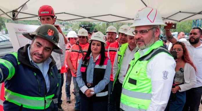 Supervisa Alfredo Ramírez Bedolla montaje de la 1er estación del Teleférico de Morelia