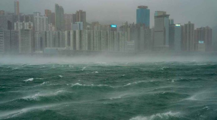 #VIDEO || El tifón Wipha azota Hong Kong con vientos de 160 km/h