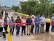 Inaugura presidente Víctor Vázquez obra de acceso en la comunidad de Villachuato