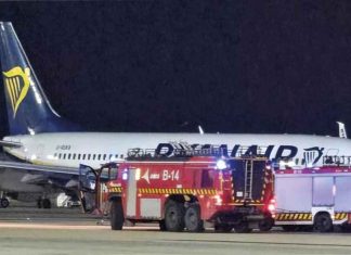 Alarma de incendio en Ryanair en palma causa evacuación masiva junto con 18 lesionad