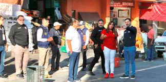 Gobierno de Morelia realiza operativo en Mercado de Abastos, junto con locatarios