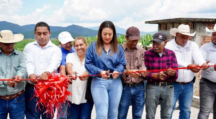 Gobierno de Zacapu inaugura 12 puentes saca cosechas en el ejido de Tarejero