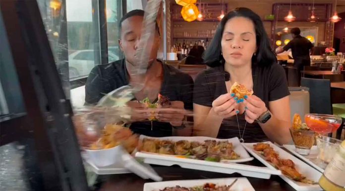 #VIDEO| Influencers de comida sobreviven a accidente cuando una camioneta irrumpe en restaurante en Houston