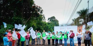YOHANA MENDOZA, PRESIDENTA MUNICIPAL DE ARIO ARRANCA OBRA PÚBLICA DE PAVIMENTACIÓN EN TENENCIA DR. MIGUEL SILVA.