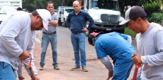 Adolfo Torres supervisa conclusión de trabajos en Boulevard García de León; circulación abierta en su totalidad