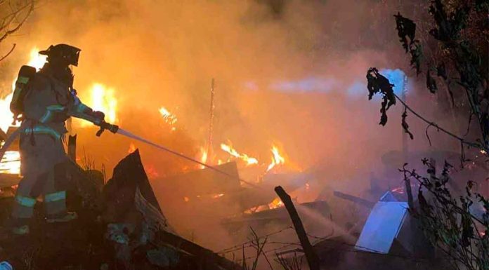 Adulto mayor muere calcinado tras incendio de domicilio en la colonia El Durazno