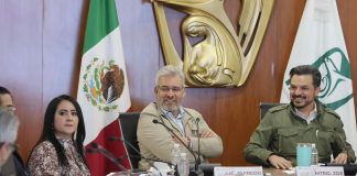 Bedolla y Zoé Robledo acuerdan trabajo para asignación de espacios a guarderías CECI del IMSS