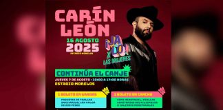 Arranca tercer día de canje para ver a Carín León en el Jalo x las Mujeres