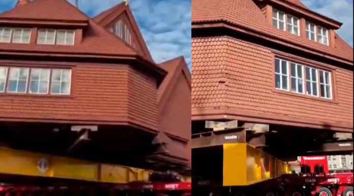 #VIDEO|| ¡Impresionante! Suecia traslada una iglesia de 672 toneladas para salvarla de la minería