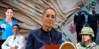 Polícias, soldados, médicos y enfermeras tendrán salario mínimo garantizado de 17 mil pesos mensuales, anuncia Claudia Sheinbaum
