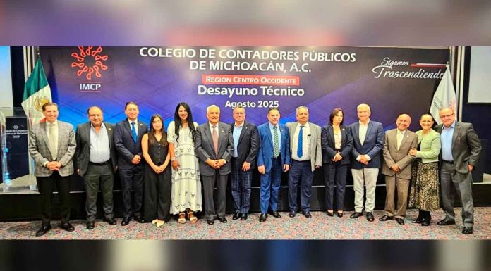 Reafirman FGE y Colegio de Contadores Públicos de Michoacán convenio de colaboración en materia de combate a la corrupción