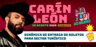 Concierto de Carín León dejará más de 13 mdp de derrama económica: Bedolla