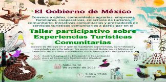 Sectur convoca a taller para fortalecer el turismo comunitario