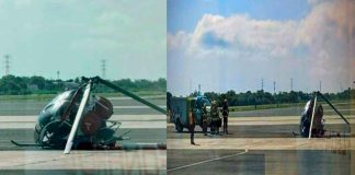 #ALMOMENTO|| Helicóptero sufre accidente en el Aeropuerto Internacional de Ciudad del Carmen