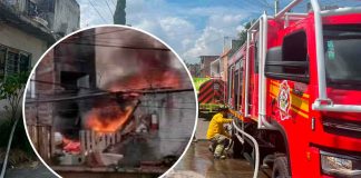 Se registra incendio en un hogar de la colonia Eréndira, Morelia
