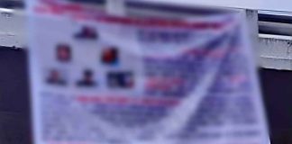 Sujetos desconocidos colocan narcomantas en distintos puntos de Morelia y Tarímbaro