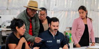 Yankel Benítez da seguimiento a obra de drenaje en la colonia Rubén Jaramillo