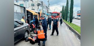Motociclista resulta herido en accidente sobre la Av. Periodismo de Morelia