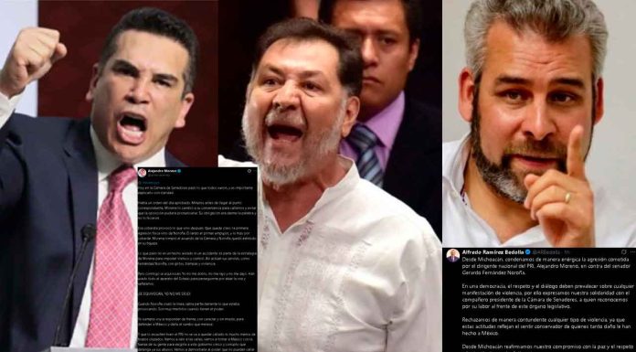 #RESUMEN|| Polémica en el Senado: Alito y Noroña se acusan mutuamente; Gobernador Bedolla condena la violencia