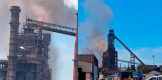 #VIDEO | Explosión en planta de ArcelorMittal en Lázaro Cárdenas genera alarma; no hubo lesionados