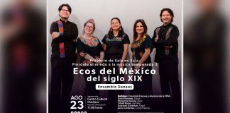 Ensamble Danaus se presenta este sábado en Clavijero: Secum